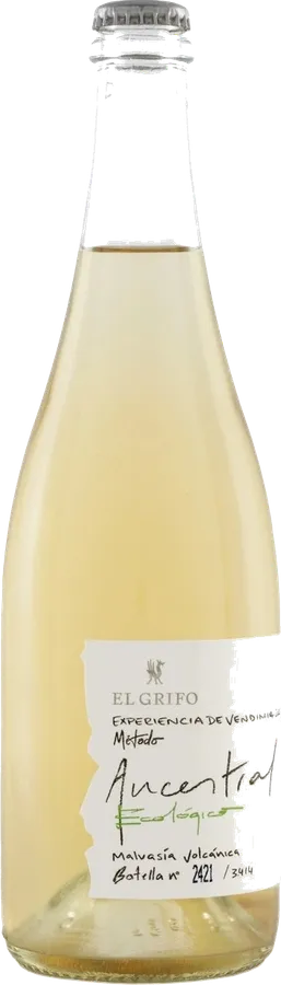 Botella de El Grifo Malvasía Volcánica Ancestral Ecológico